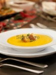 Butternut Squash Soup at Christmas Dinner 이미지 (184361713) - 게티이미지뱅크 Butternut Squash Soup at Christmas Dinner
