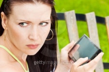 young woman outdoor with tablet PC 이미지 (153535072) - 게티이미지뱅크 young woman outdoor with tablet PC