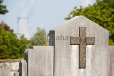 Nuclear Power Station And Tombstone 이미지 (183799622) - 게티이미지뱅크 Nuclear Power Station And Tombstone