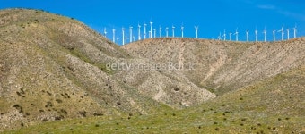 Wind Turbines on a Hill 이미지 (120723097) - 게티이미지뱅크 Wind Turbines on a Hill