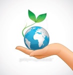 Womans hand is holding small earth 이미지 (164441378) - 게티이미지뱅크 Womans hand is holding small earth