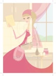 Woman preparing food in the kitchen with the help of recipe book 이미지 (170883571) - 게티이미지뱅크 Woman preparing food in... 