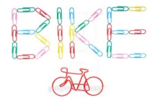 Bike made with clips 이미지 (156226013) - 게티이미지뱅크 Bike made with clips