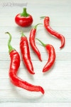 Red hot chilies and cherry pepper 이미지 (153946989) - 게티이미지뱅크 Red hot chilies and cherry pepper