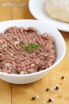 Raw minced meat 이미지 (138296063) - 게티이미지뱅크 Raw minced meat