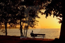 Lonely Man On Bench 이미지 (156628877) - 게티이미지뱅크 Lonely Man On Bench
