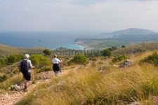 Senior Man And Woman Hiking By The Sea 이미지 (175520359) - 게티이미지뱅크 Senior Man And Woman Hiking By The Sea