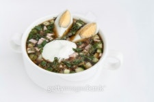 okroshka cold kvass soup with chopped vegetables and eggs 이미지 (177356914) - 게티이미지뱅크 okroshka cold kvass soup with... 