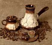 Clay set for coffee 이미지 (148033289) - 게티이미지뱅크 Clay set for coffee
