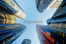 Skyscrapers in the downtown district of Beijing view from below 이미지 (175267566) - 게티이미지뱅크 Skyscrapers in the... 