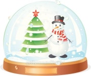 Glass sphere with a snowman 이미지 (158723511) - 게티이미지뱅크 Glass sphere with a snowman