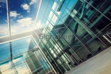 Facade of an office building 이미지 (174077979) - 게티이미지뱅크 Facade of an office building