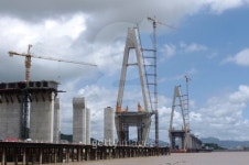 Sea bridge construction 이미지 (154414495) - 게티이미지뱅크 Sea bridge construction