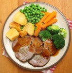 Sunday Roast Pork Dinner 이미지 (156398419) - 게티이미지뱅크 Sunday Roast Pork Dinner