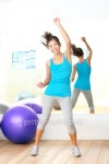 Gym aerobics zumba fitness dance instructor 이미지 (148467034) - 게티이미지뱅크 Gym aerobics zumba fitness dance instructor