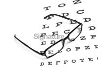 Glasses with Eye Chart 이미지 (174989220) - 게티이미지뱅크 Glasses with Eye Chart