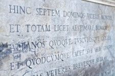 Latin script in Rome 이미지 (451169397) - 게티이미지뱅크 Latin script in Rome