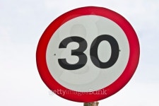 Speed limit 30 이미지 (453051335) - 게티이미지뱅크 Speed limit 30