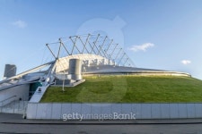 The original roof of a sports hall 이미지 (459087787) - 게티이미지뱅크 The original roof of a sports hall