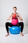 Pregnant woman exercising with exercise ball 이미지 (178452902) - 게티이미지뱅크 Pregnant woman exercising with exercise ball