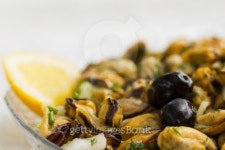 Mussel salad 이미지 (178060172) - 게티이미지뱅크 Mussel salad