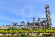 Petrochemical and oil factory. 이미지 (452468693) - 게티이미지뱅크 Petrochemical and oil factory.