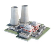 Atomic power plant, with clipping path 이미지 (179345720) - 게티이미지뱅크 Atomic power plant, with clipping path