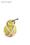 한밭유통,Fresh Tape(프레시테잎) | Fresh pear with measuring tape 이미지 (180904037) - 게티이미지뱅크 Fresh pear with measuring tape