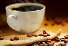 Coffee cup and beans 이미지 (166212229) - 게티이미지뱅크 Coffee cup and beans
