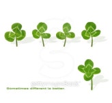 Conceptual shot of four-leaf clover implying luck and fortune... Conceptual shot of four-leaf clover implying luck and fortune