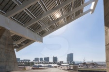 Big solar panel near city Barcelona, Spain 이미지 (178073890) - 게티이미지뱅크 Big solar panel near city Barcelona, Spain