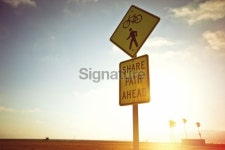 Share Path Ahead Sign on Santa Monica Beach 이미지 (459505293) - 게티이미지뱅크 Share Path Ahead Sign on Santa Monica Beach