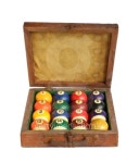 Billiard balls in wooden box 이미지 (185976562) - 게티이미지뱅크 Billiard balls in wooden box
