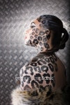 young european model in cat make-up and bodyart 이미지 (177789259) - 게티이미지뱅크 young european model in cat make-up and... 