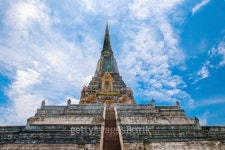Pagoda Phu Khao Thong in Ayutthaya, Thailand 이미지 (452216669) - 게티이미지뱅크 Pagoda Phu Khao Thong in Ayutthaya, Thailand