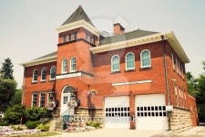 Historic Hall and Fire Station in Independence 이미지 (453177589) - 게티이미지뱅크 Historic Hall and Fire Station in Independence