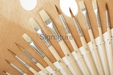 Pallett and brushes 이미지 (175772361) - 게티이미지뱅크 Pallett and brushes