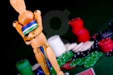 Manikin plays poker 이미지 (178061473) - 게티이미지뱅크 Manikin plays poker