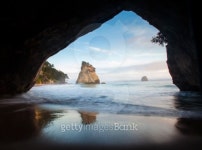 Cathedral Cove, New Zealand 이미지 (185745412) - 게티이미지뱅크 Cathedral Cove, New Zealand