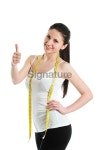Woman in fitness outfit giving an thumb up 이미지 (174863172) - 게티이미지뱅크 Woman in fitness outfit giving an thumb up