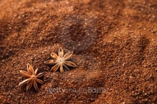 Natural coffee background with anise 이미지 (461092399) - 게티이미지뱅크 Natural coffee background with anise