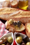 Olives and bread 이미지 (175716758) - 게티이미지뱅크 Olives and bread