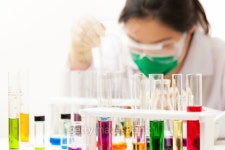 Researcher working with chemicals 이미지 (183599340) - 게티이미지뱅크 Researcher working with chemicals