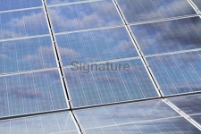 Solar panels with sky reflection 이미지 (459597361) - 게티이미지뱅크 Solar panels with sky reflection
