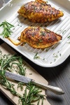 Roasted chicken breast with rosemary 이미지 (161730427) - 게티이미지뱅크 Roasted chicken breast with rosemary