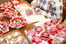 hand made very nice christmas ball decoration 이미지 (181443770) - 게티이미지뱅크 hand made very nice christmas ball decoration