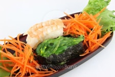 The Sushi made from Shrimp and nori. 이미지 (452269953) - 게티이미지뱅크 The Sushi made from Shrimp and nori.