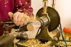 Wood turner at work 이미지 (174753905) - 게티이미지뱅크 Wood turner at work