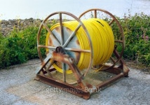 Large Hose Pipe Reel 이미지 (179582475) - 게티이미지뱅크 Large Hose Pipe Reel