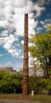 Totem Pole against City Background 이미지 (477831027) - 게티이미지뱅크 Totem Pole against City Background